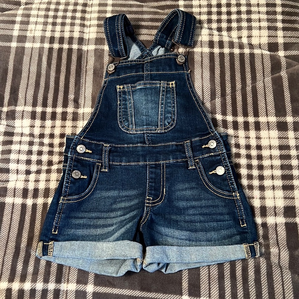 Jordache toddler girl overall denim shorts